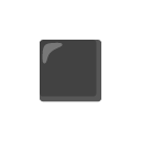 black medium-small square on Google