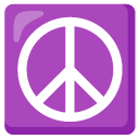 peace symbol on Google