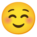 smiling face on Google
