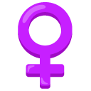 female sign on Google