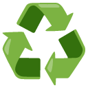 recycling symbol on Google