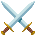 crossed swords on Google