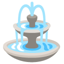 fountain on Google