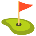 flag in hole on Google