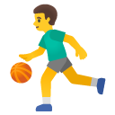 man bouncing ball on Google
