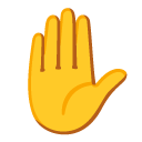 raised hand on Google