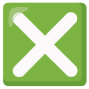 cross mark button on Google