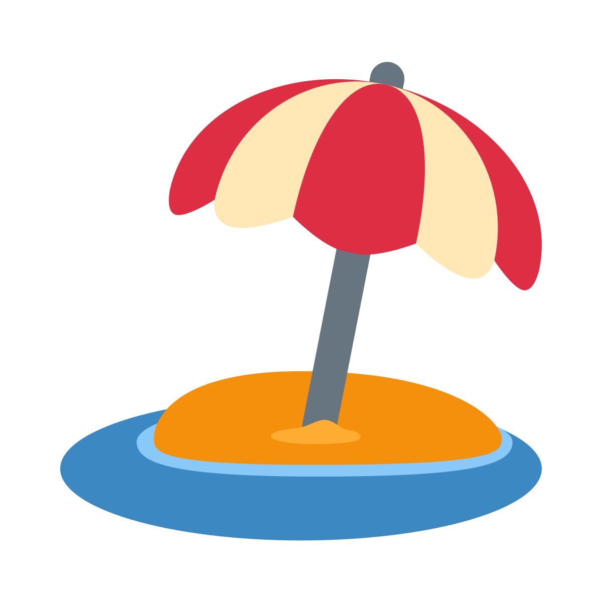 🏖️ Beach With Umbrella Emoji - What Emoji 🧐