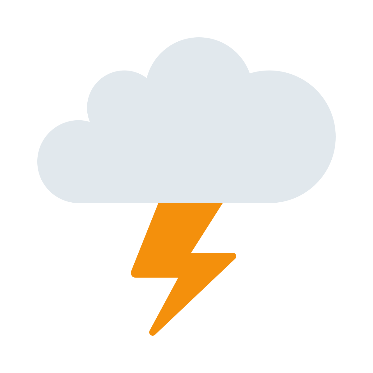 🌩️ Cloud With Lighting Emoji - What Emoji 🧐