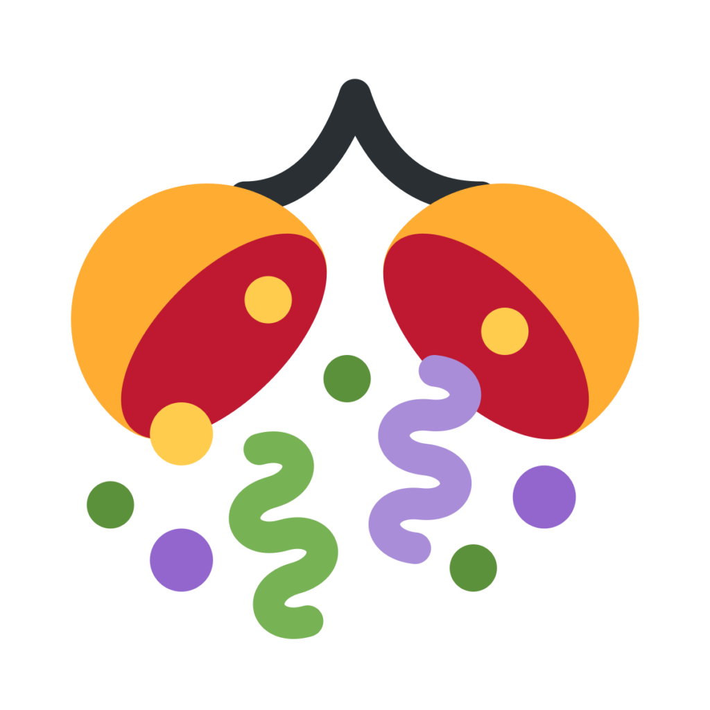 Confetti Ball Emoji