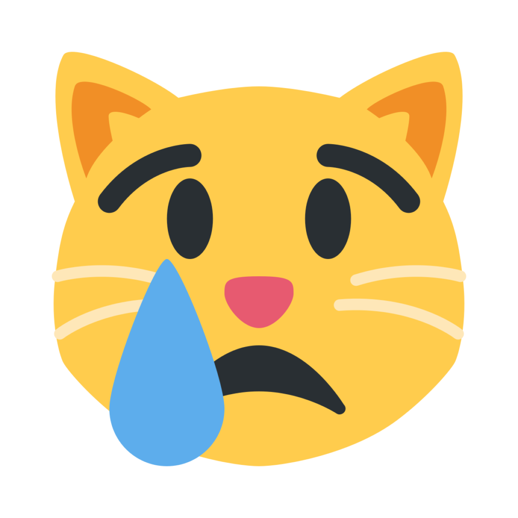 Crying Cat Emoji