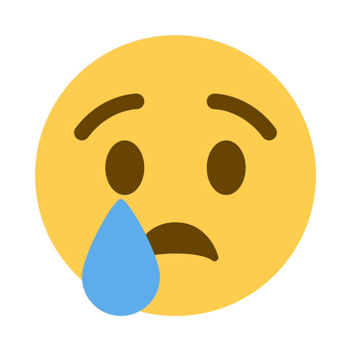 Crying Face Emoji PNG