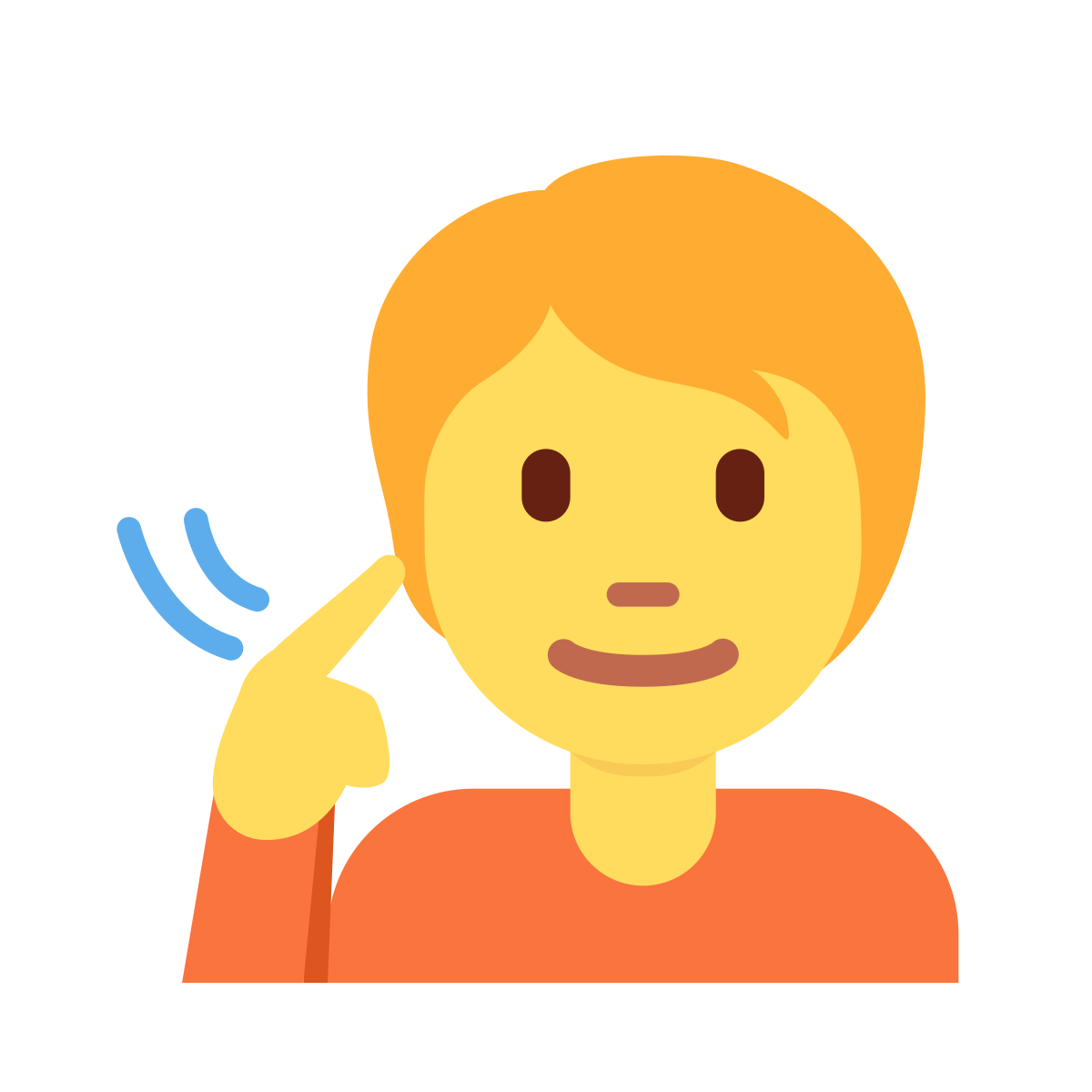 紐 Deaf Person Emoji - What Emoji 類
