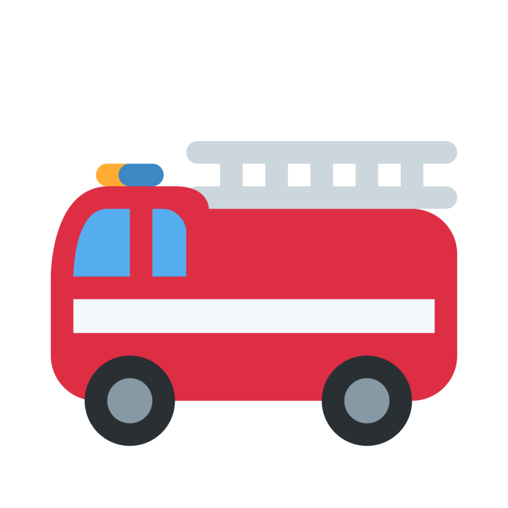 Fire Engine Emoji