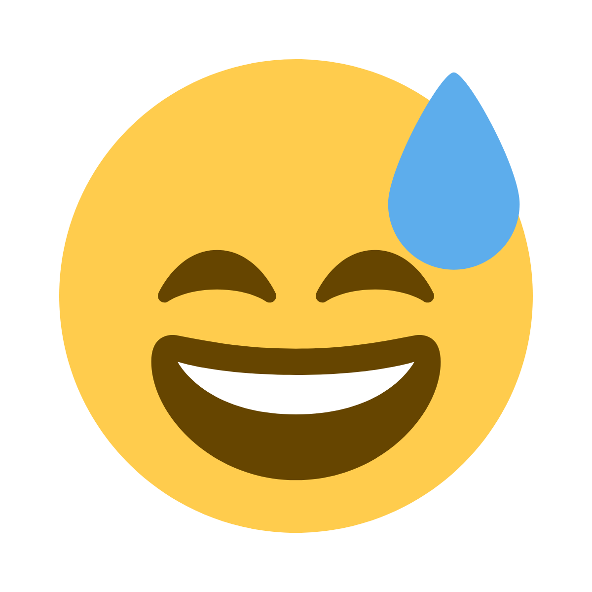😅 Grinning Face With Sweat Emoji - What Emoji 🧐