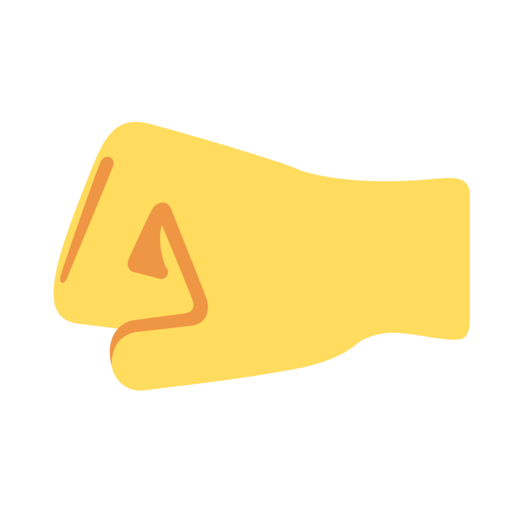 Left Facing Fist Emoji 1