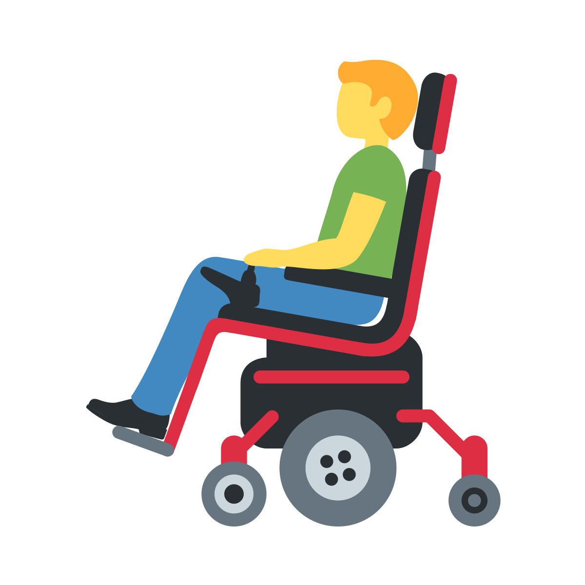 👨‍🦼 Man in Motorised Wheelchair Emoji - What Emoji 🧐