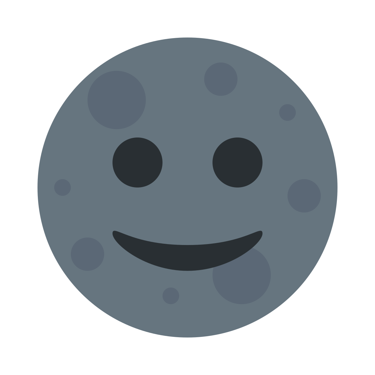 New Moon Face Emoji - What Emoji 類
