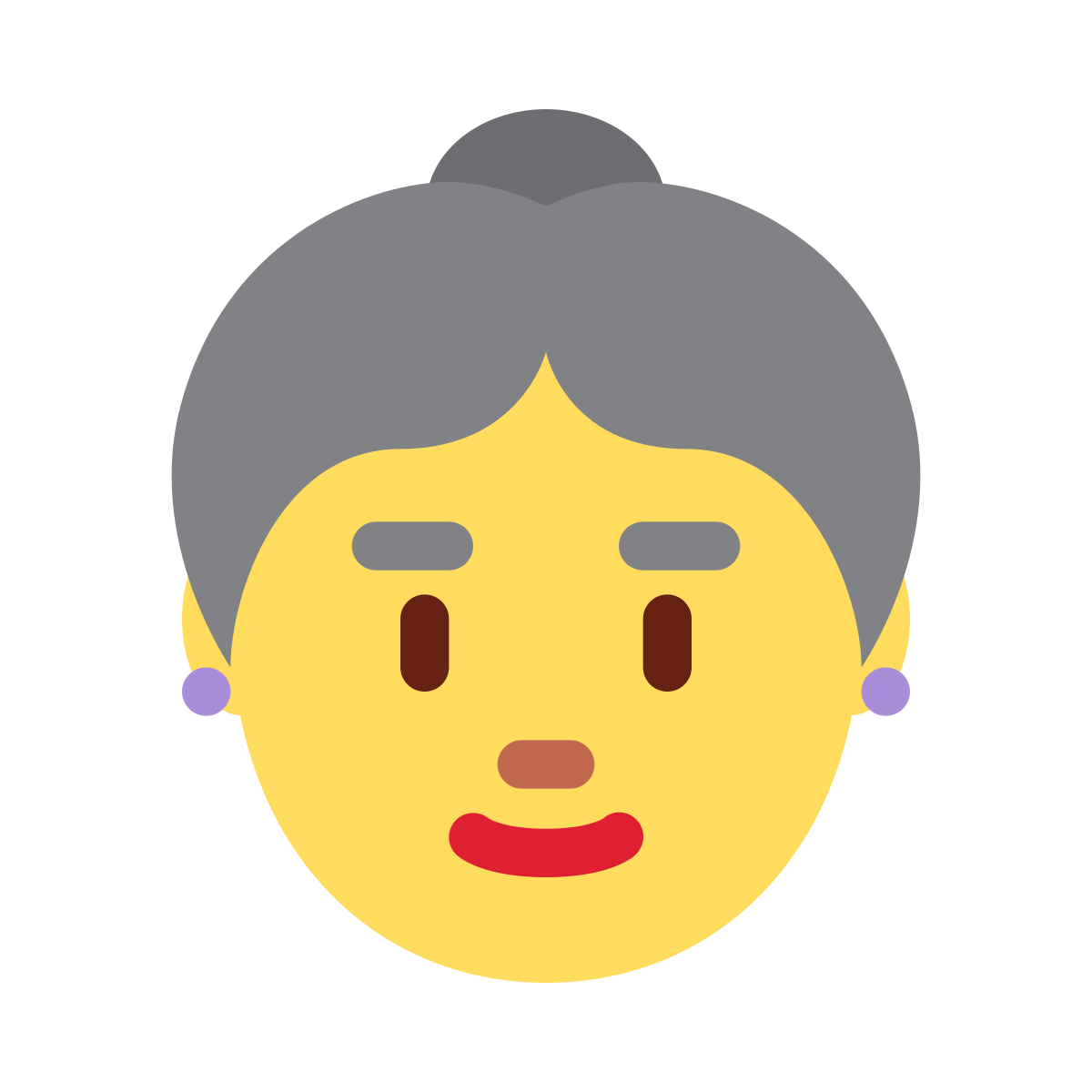 Old Woman Emoji - What Emoji 類
