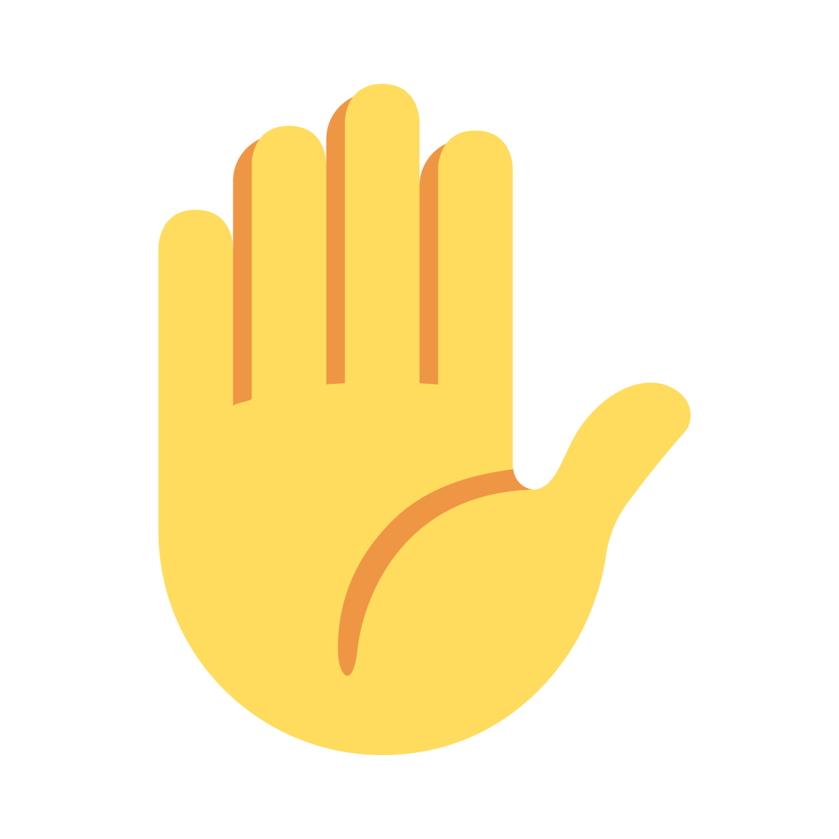 emoji closed hands