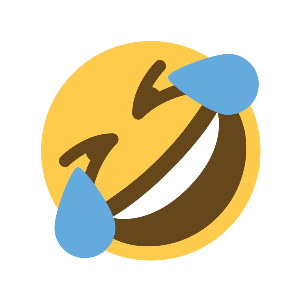 Rolling on the Floor Laughing Emoji