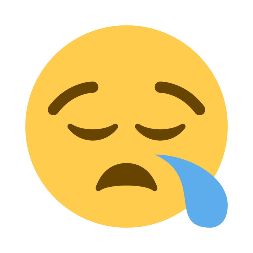 Sleepy Face Emoji 1