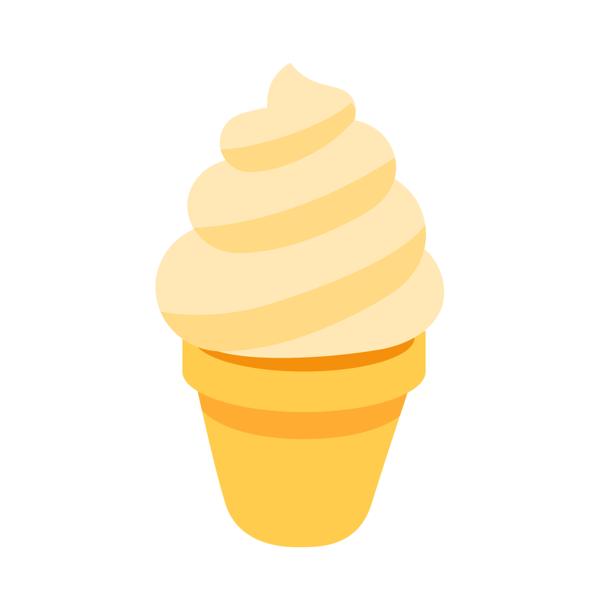 Soft Ice Cream Emoji - What Emoji 類