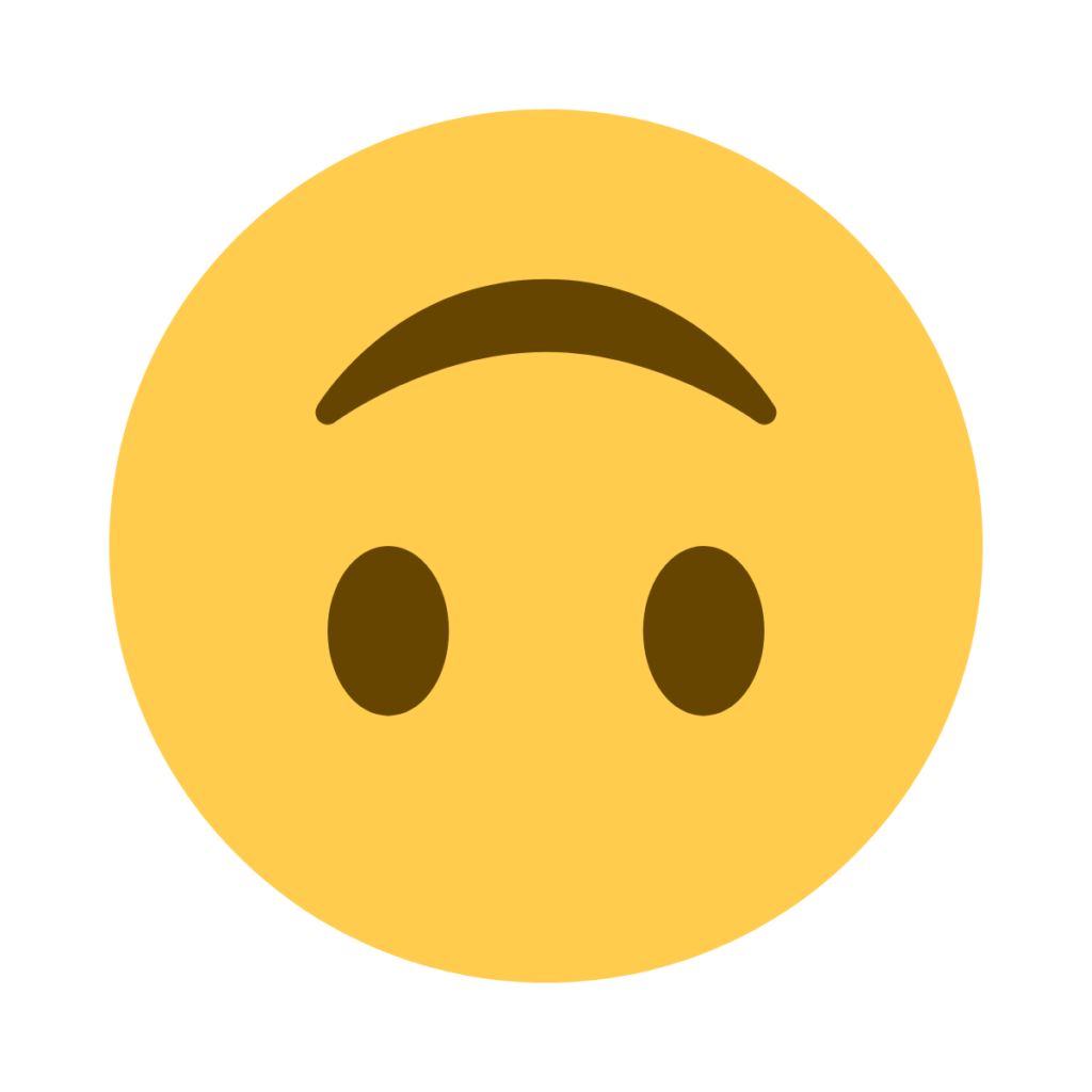 Up Side Down Face Emoji