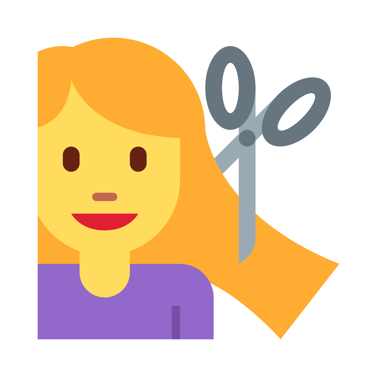 ‍♀️ Woman Getting Haircut Emoji - What Emoji 類