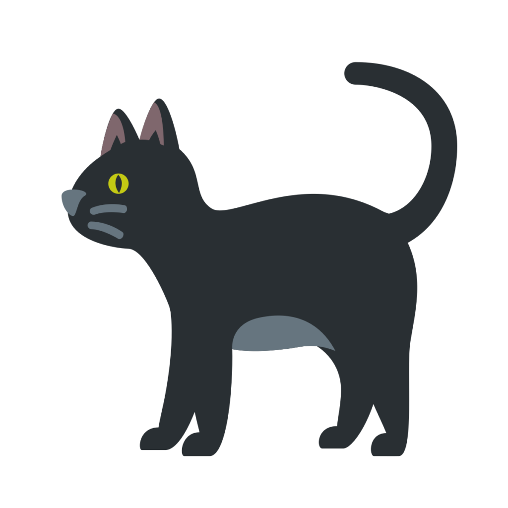 ⊛ Black Cat Emoji