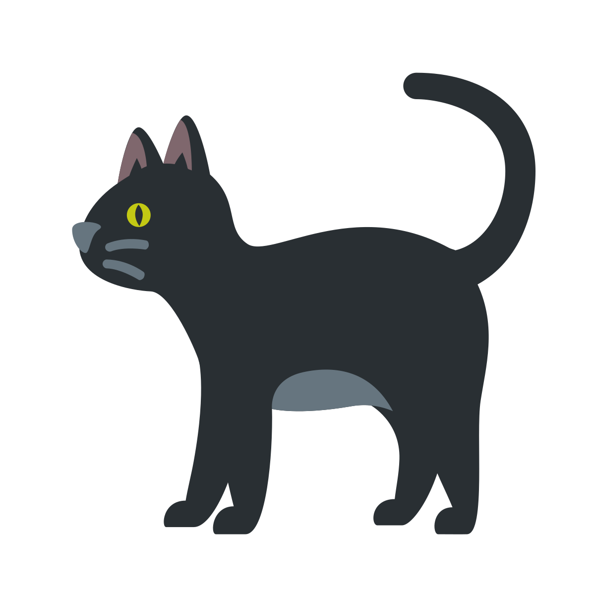🐈‍⬛ Black Cat Emoji - What Emoji 🧐