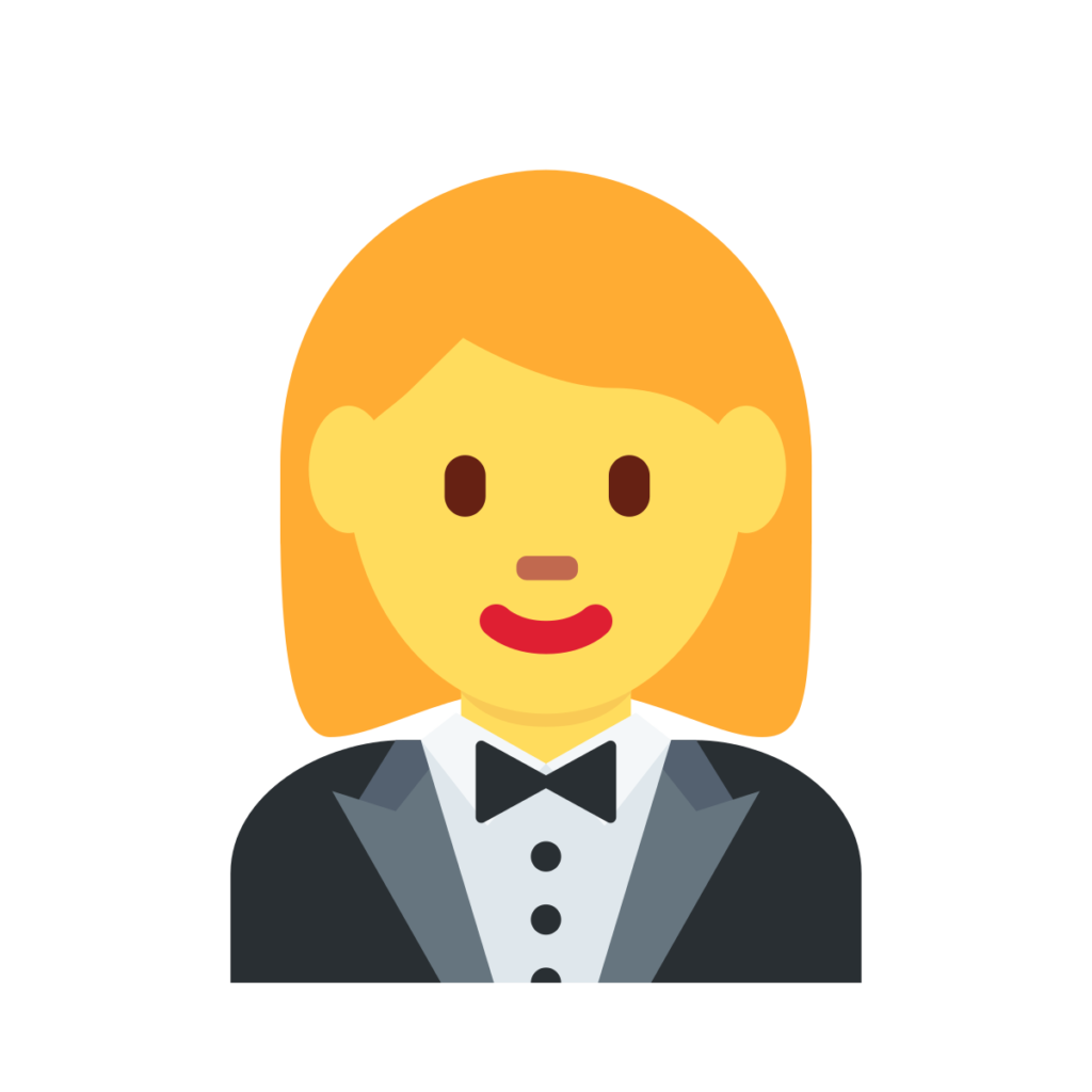 ⊛ Woman In Tuxedo Emoji